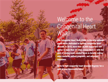 Tablet Screenshot of congenitalheartwalk.org